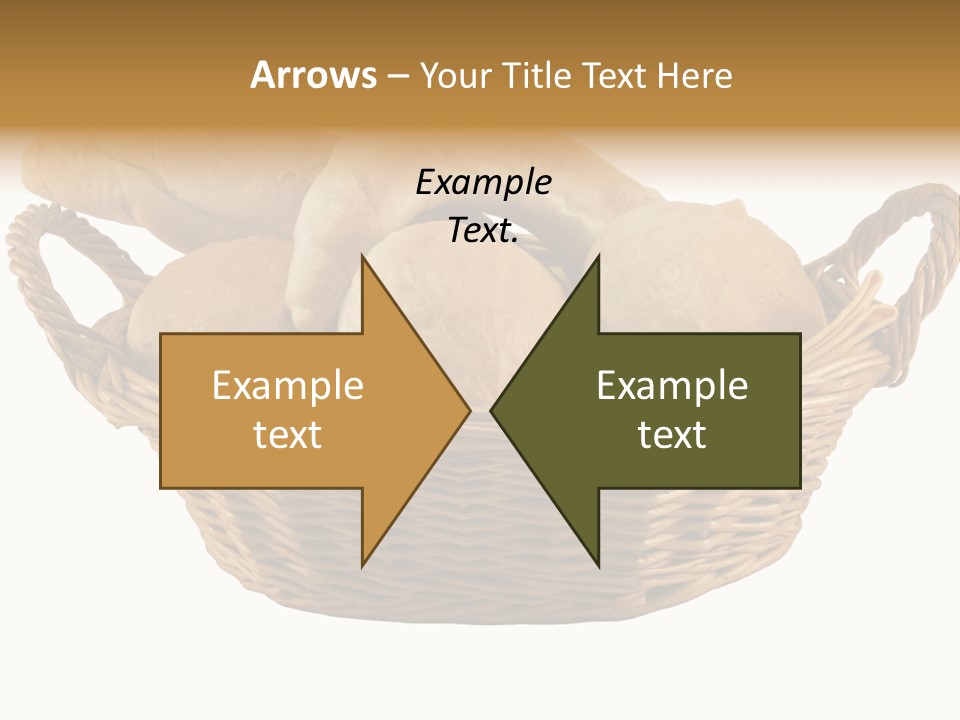 Basket Tasty Pastry PowerPoint Template