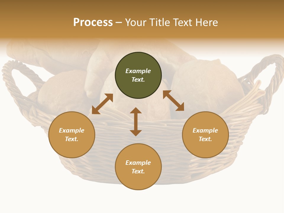 Basket Tasty Pastry PowerPoint Template