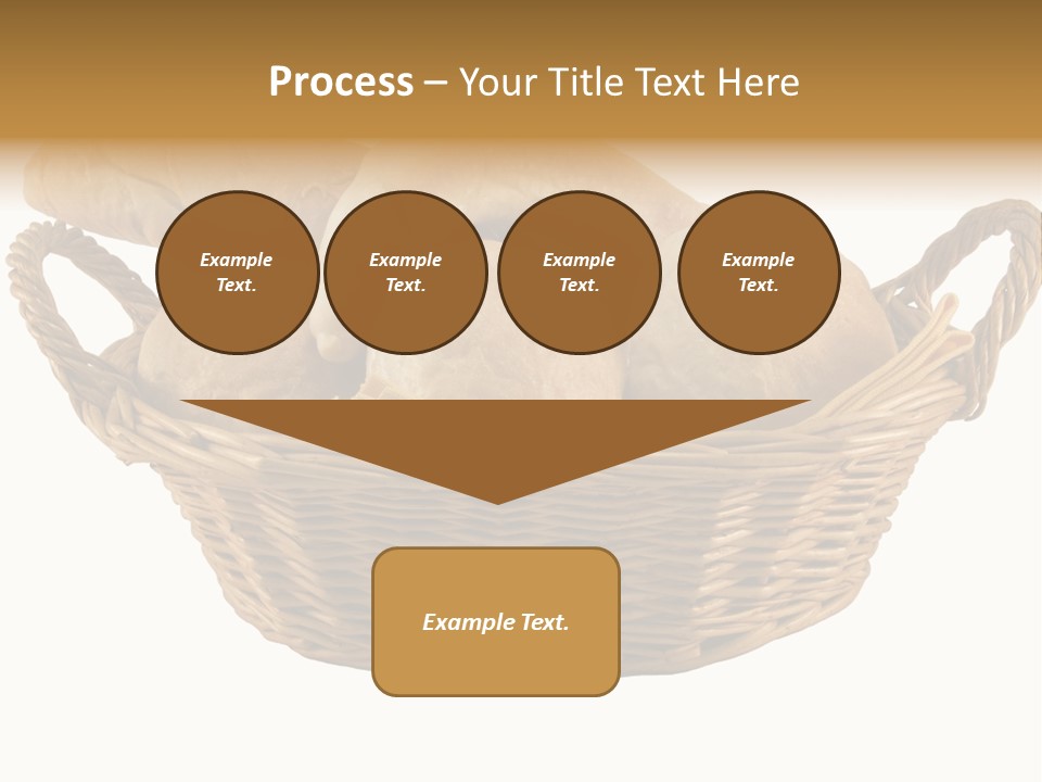 Basket Tasty Pastry PowerPoint Template
