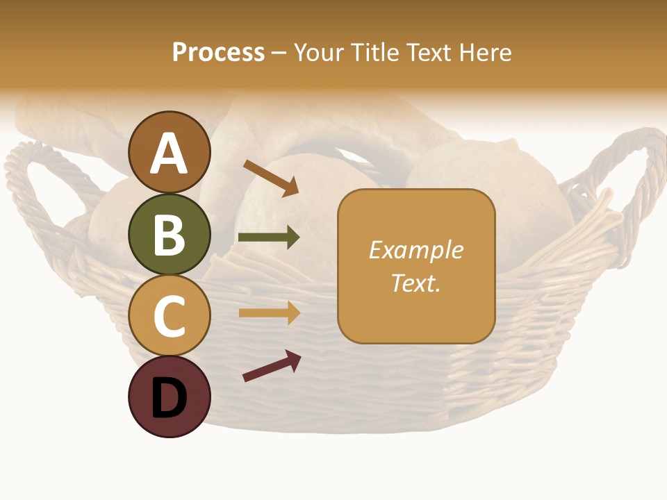 Basket Tasty Pastry PowerPoint Template