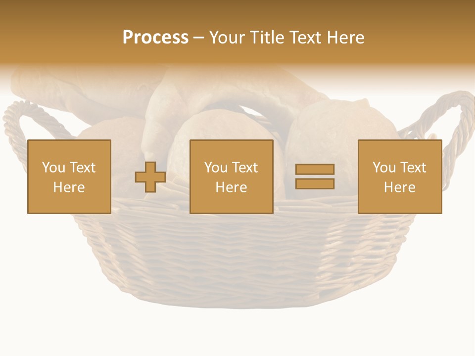 Basket Tasty Pastry PowerPoint Template