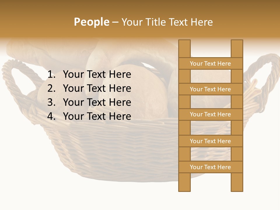 Basket Tasty Pastry PowerPoint Template