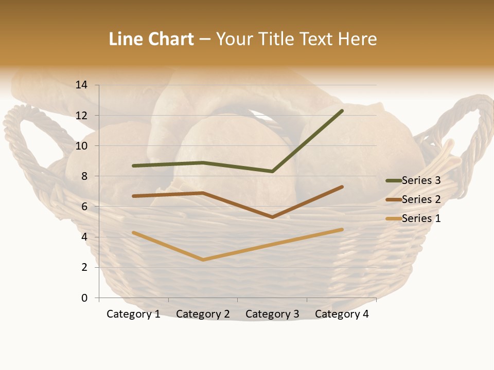 Basket Tasty Pastry PowerPoint Template