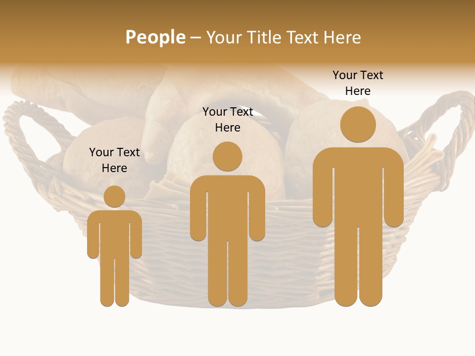 Basket Tasty Pastry PowerPoint Template