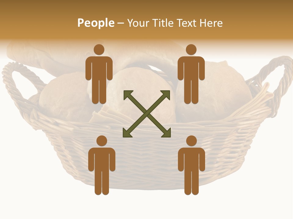 Basket Tasty Pastry PowerPoint Template