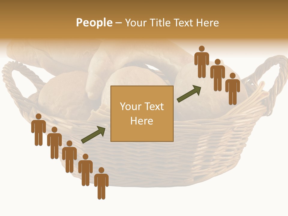 Basket Tasty Pastry PowerPoint Template