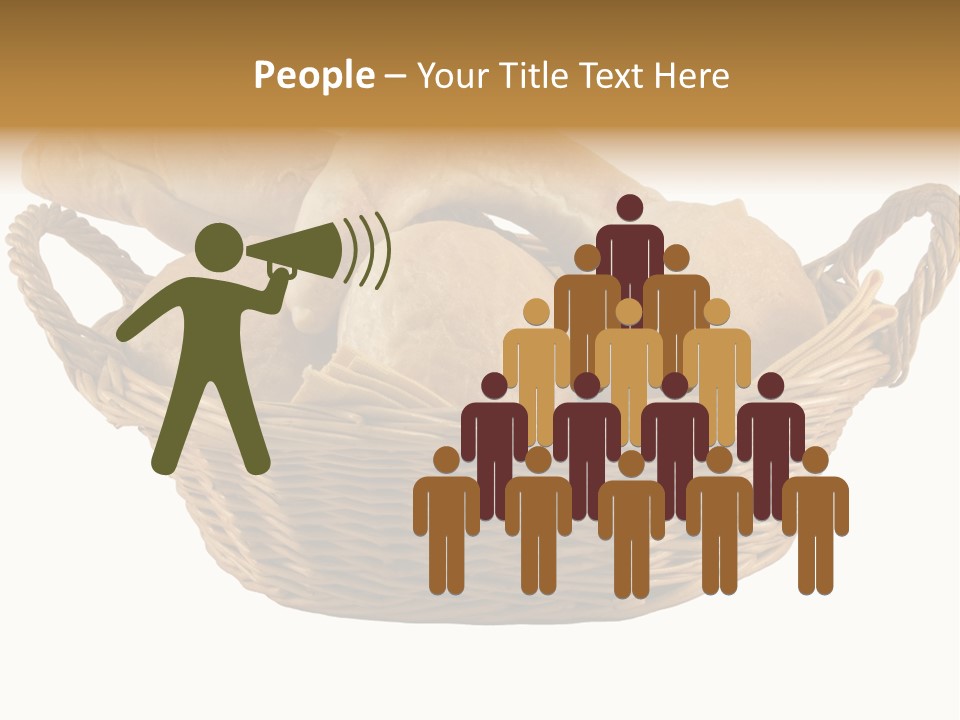 Basket Tasty Pastry PowerPoint Template