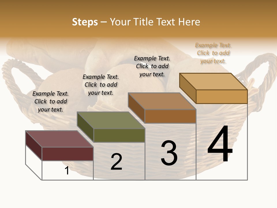 Basket Tasty Pastry PowerPoint Template