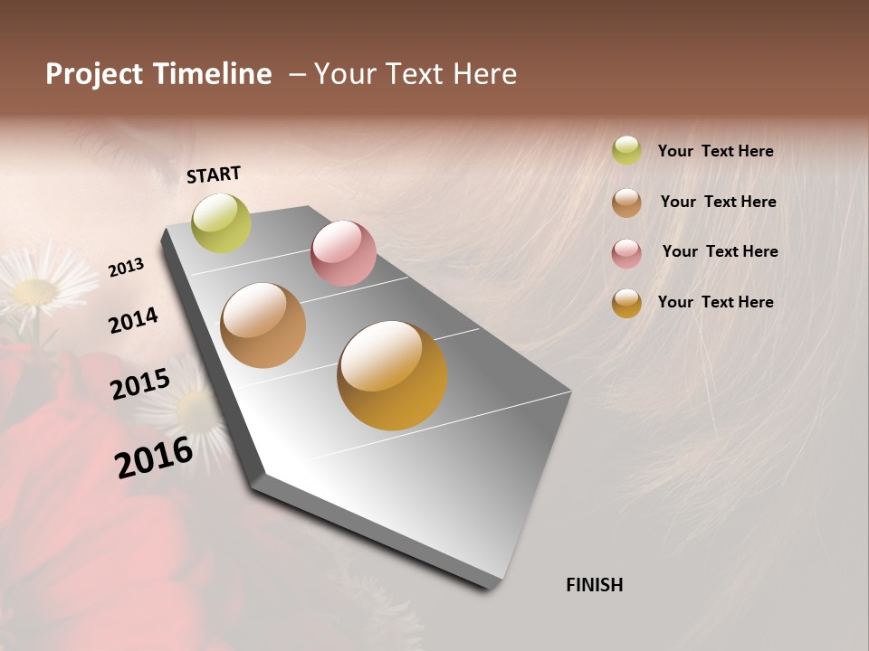Woman Portrait Glamour PowerPoint Template