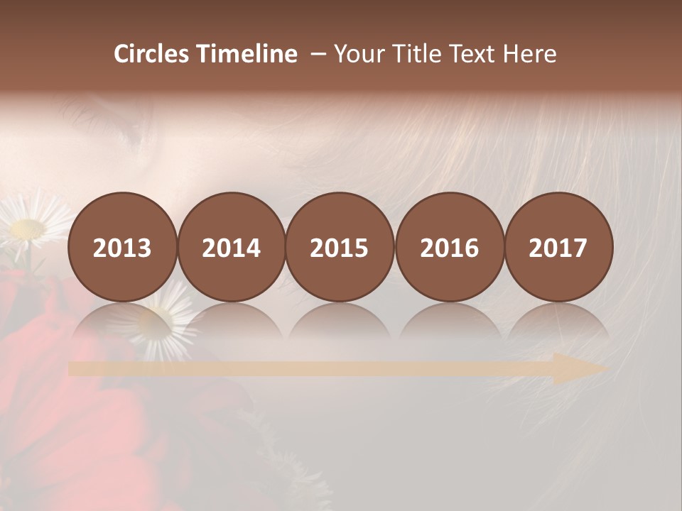 Woman Portrait Glamour PowerPoint Template