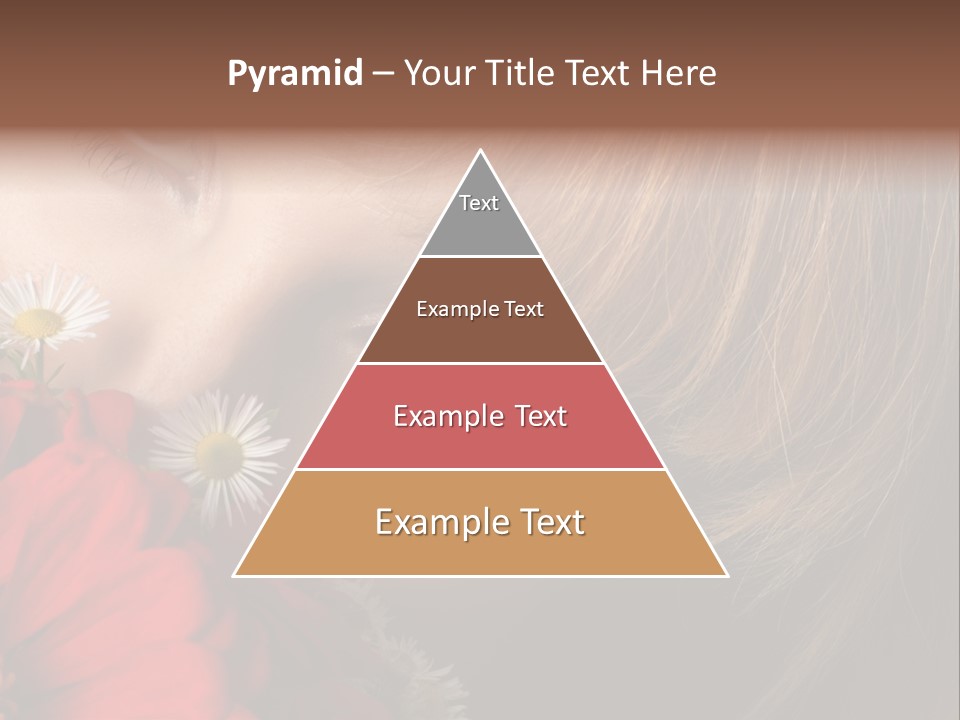 Woman Portrait Glamour PowerPoint Template