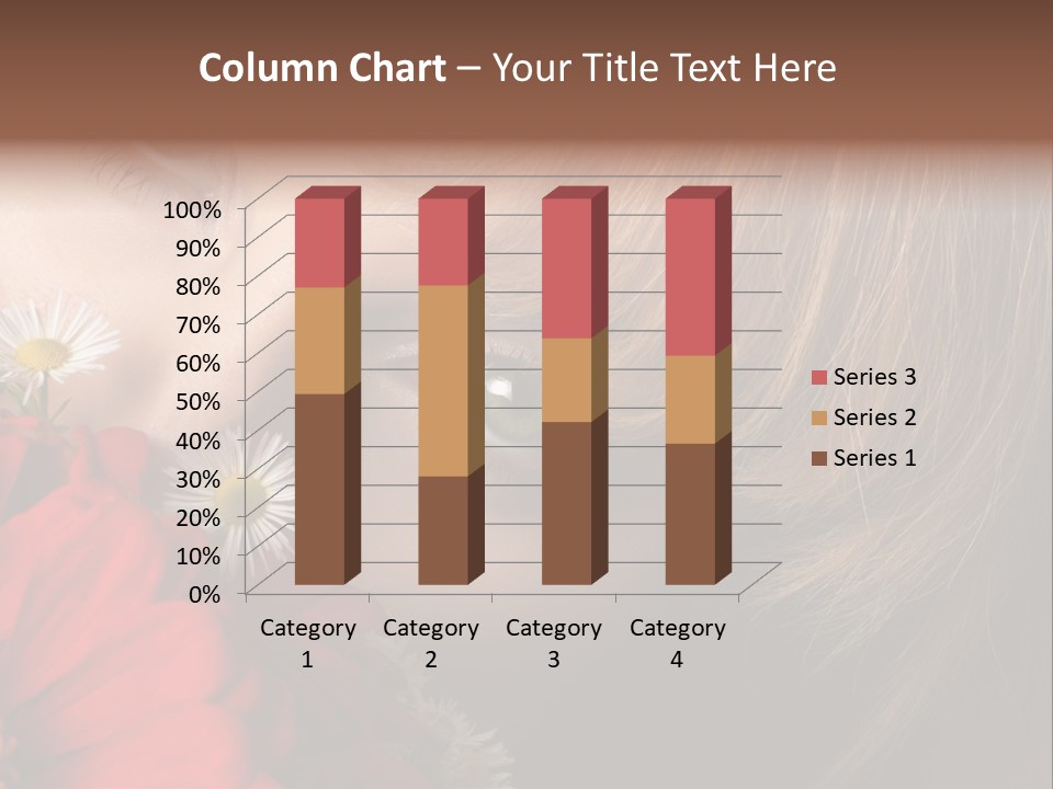 Woman Portrait Glamour PowerPoint Template