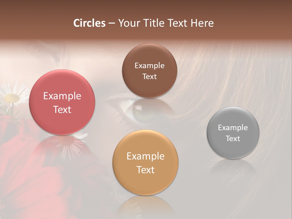 Woman Portrait Glamour PowerPoint Template
