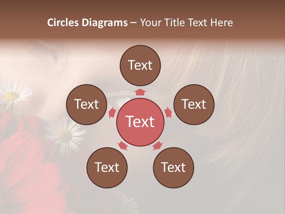 Woman Portrait Glamour PowerPoint Template