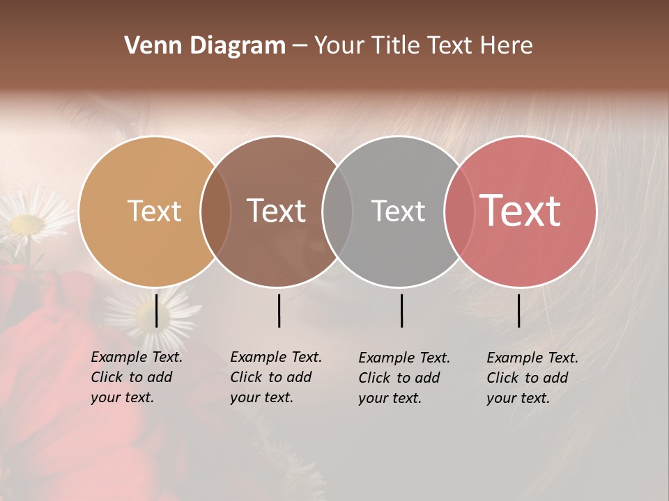 Woman Portrait Glamour PowerPoint Template