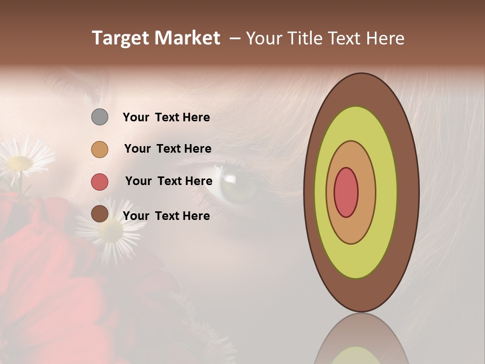 Woman Portrait Glamour PowerPoint Template