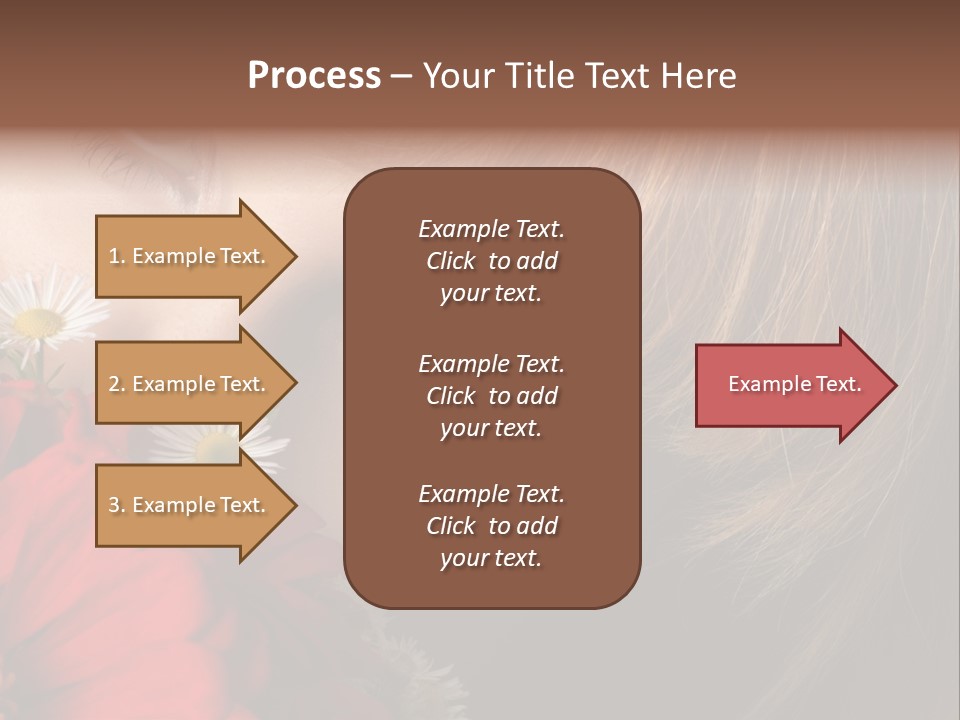 Woman Portrait Glamour PowerPoint Template