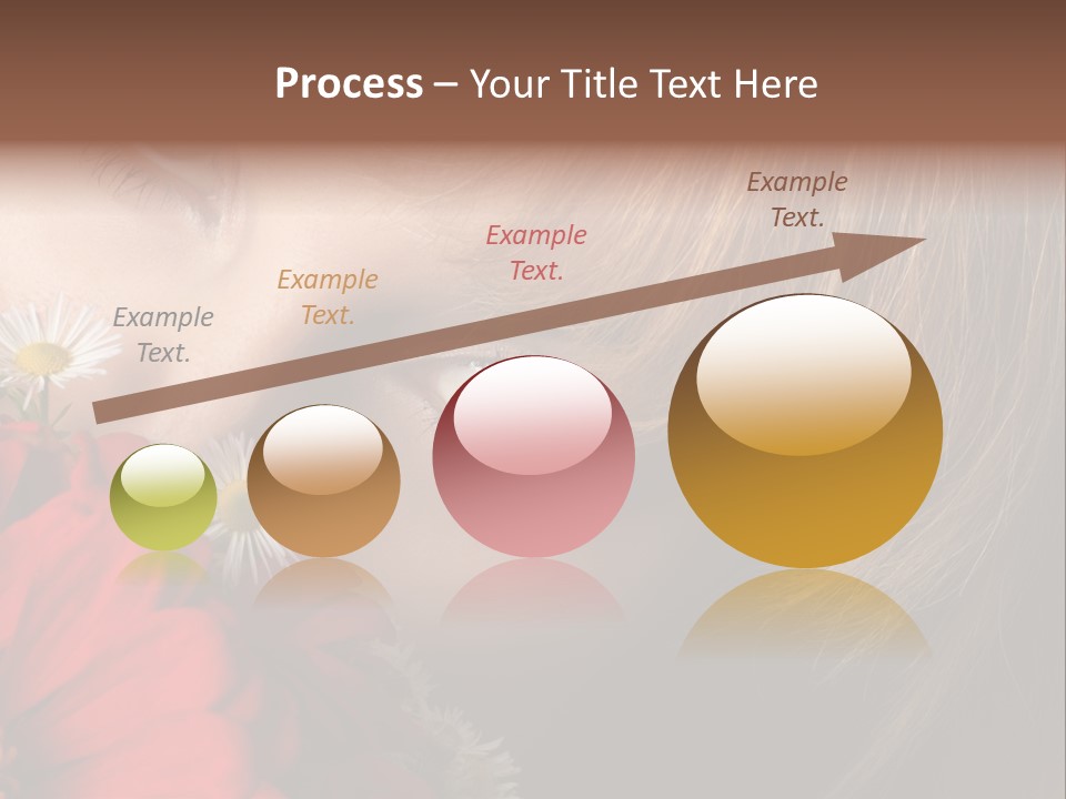 Woman Portrait Glamour PowerPoint Template