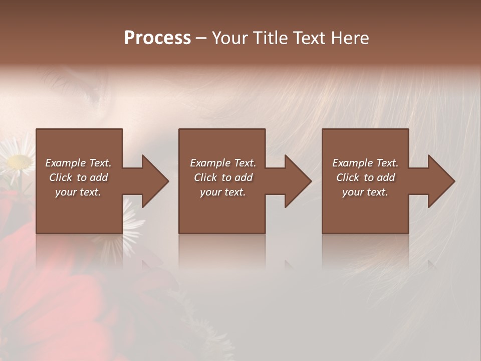 Woman Portrait Glamour PowerPoint Template
