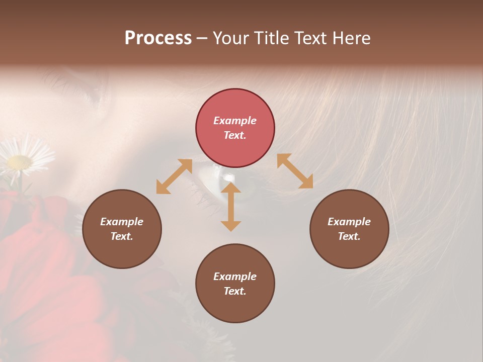 Woman Portrait Glamour PowerPoint Template