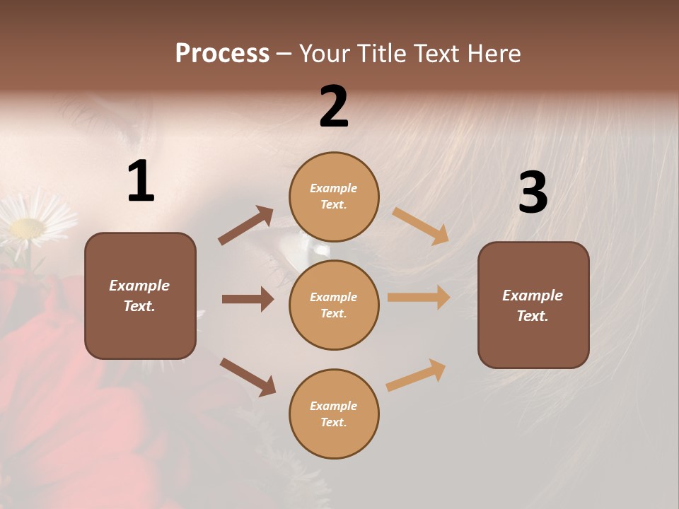 Woman Portrait Glamour PowerPoint Template