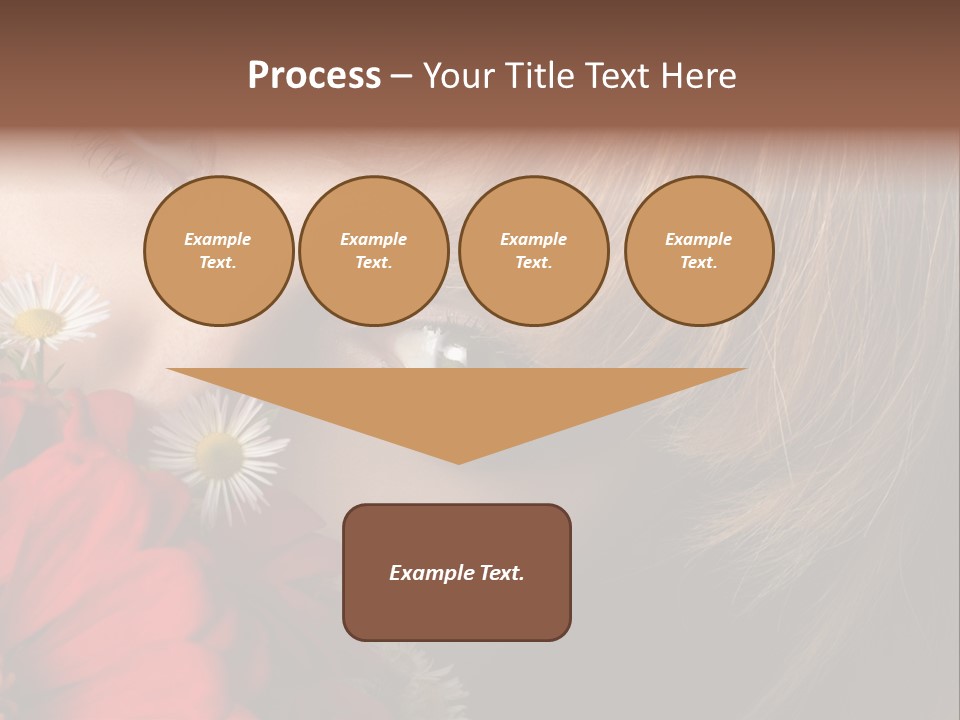 Woman Portrait Glamour PowerPoint Template