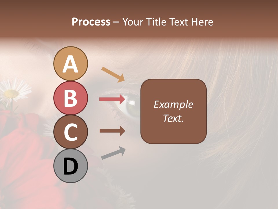 Woman Portrait Glamour PowerPoint Template