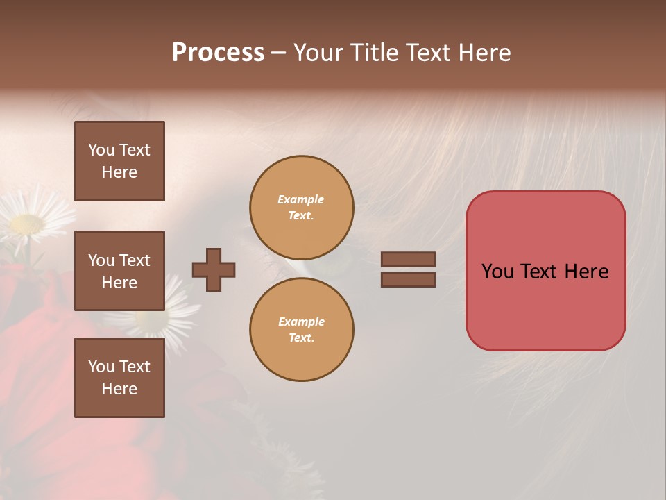 Woman Portrait Glamour PowerPoint Template