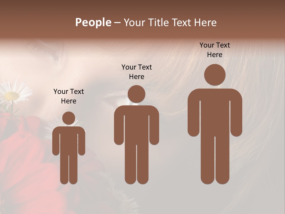 Woman Portrait Glamour PowerPoint Template