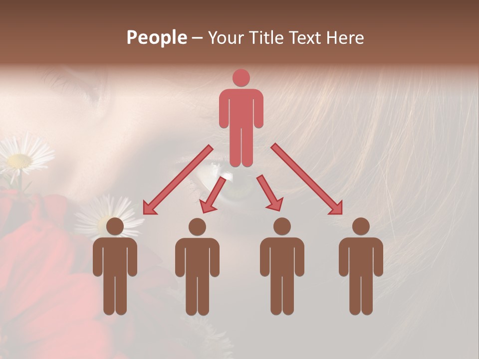 Woman Portrait Glamour PowerPoint Template
