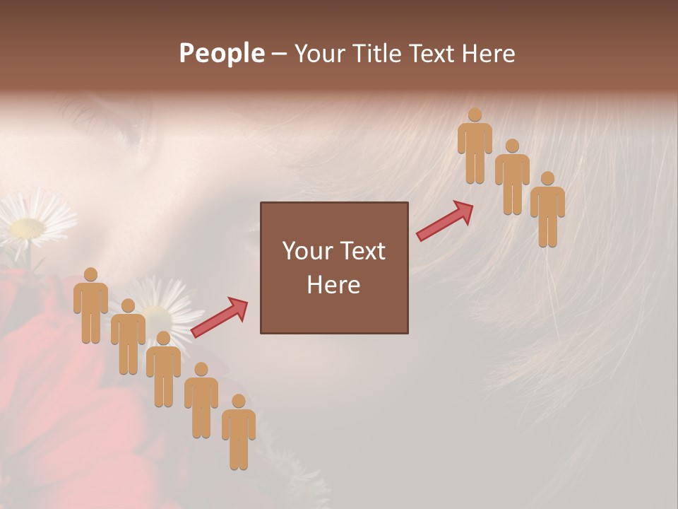 Woman Portrait Glamour PowerPoint Template