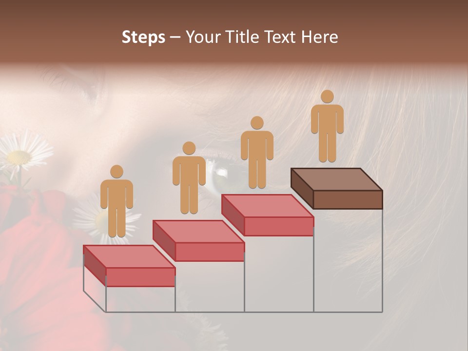 Woman Portrait Glamour PowerPoint Template