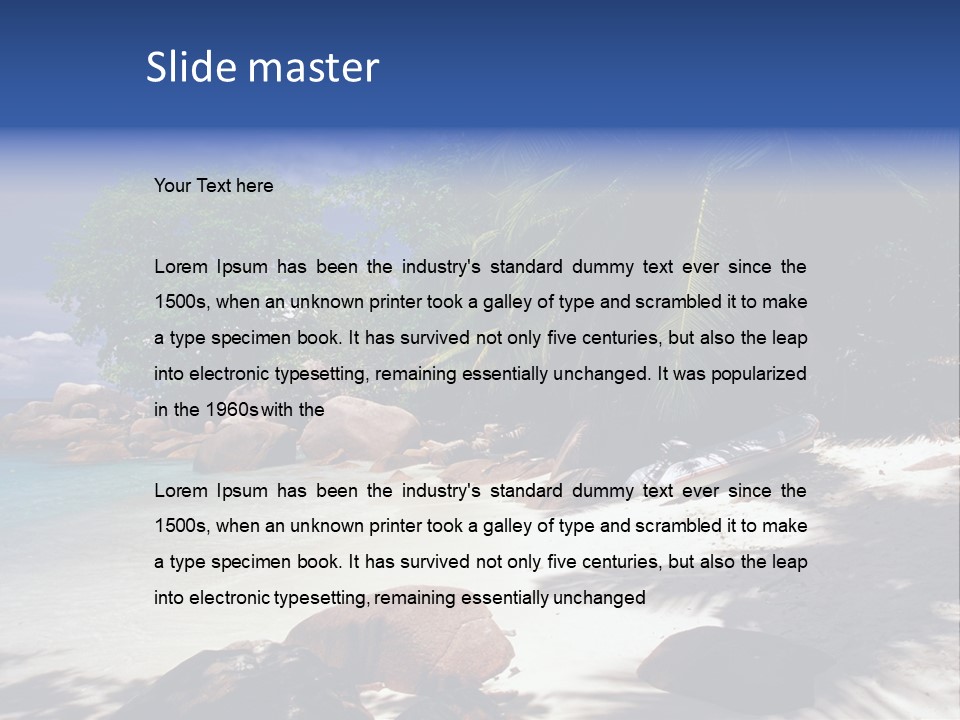 Tropics Palm Beach PowerPoint Template