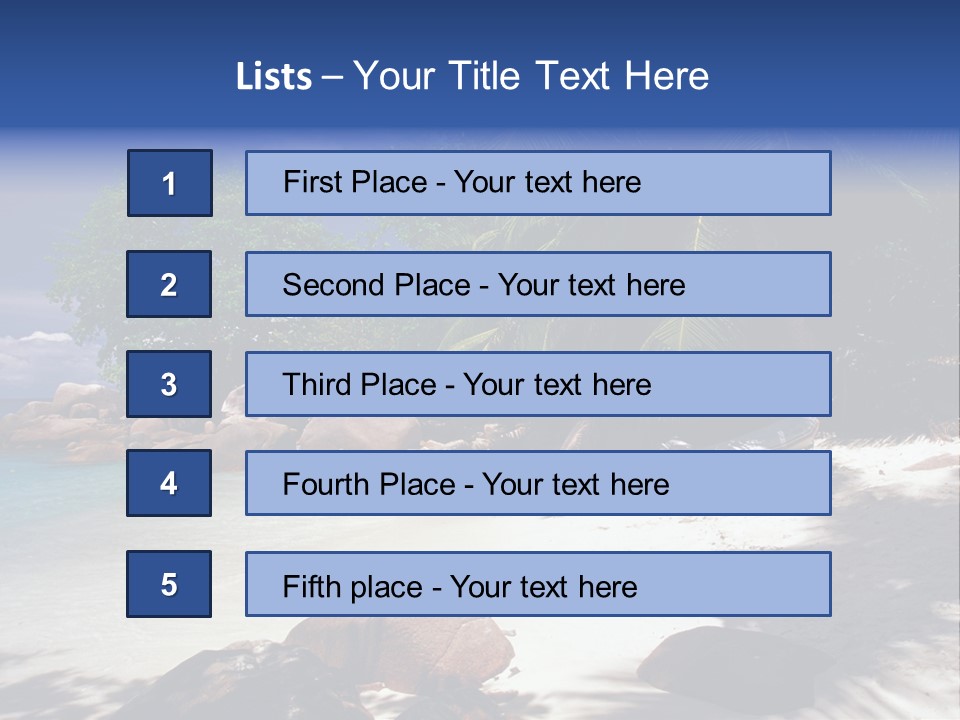 Tropics Palm Beach PowerPoint Template