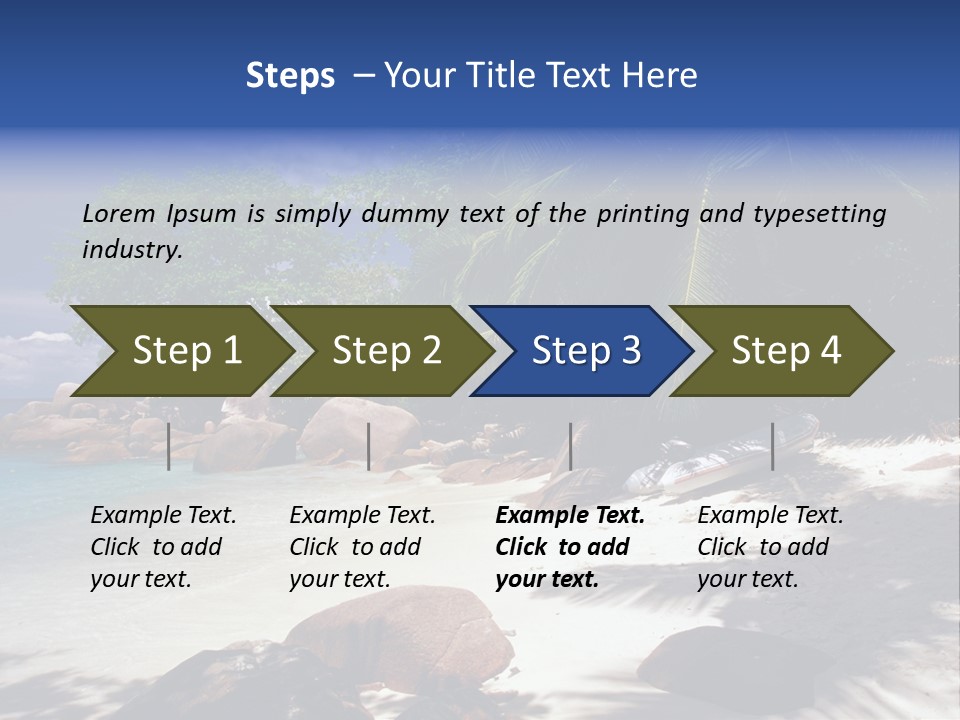 Tropics Palm Beach PowerPoint Template