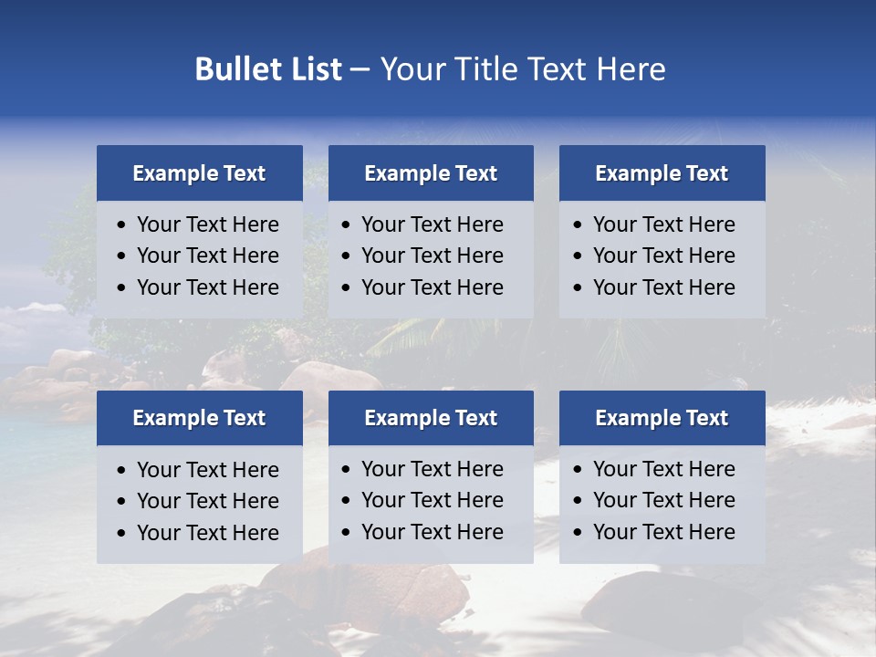 Tropics Palm Beach PowerPoint Template