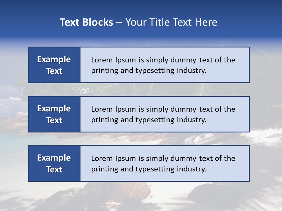 Tropics Palm Beach PowerPoint Template