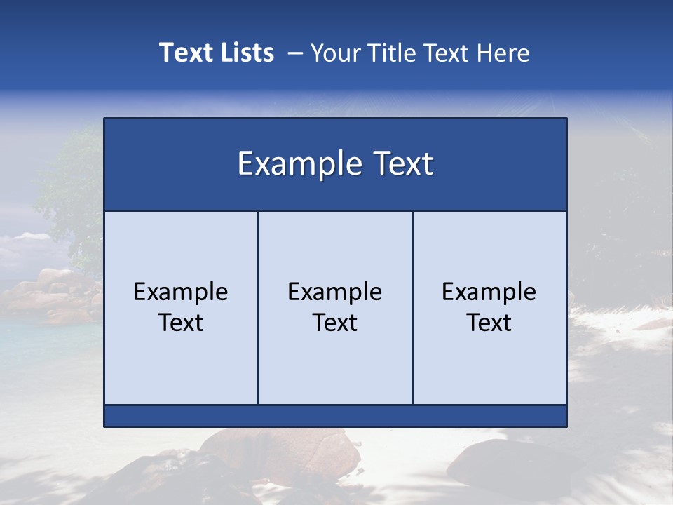 Tropics Palm Beach PowerPoint Template