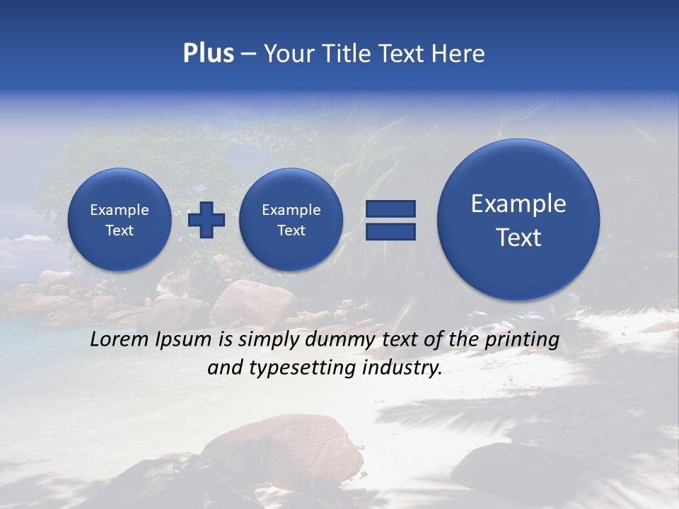 Tropics Palm Beach PowerPoint Template