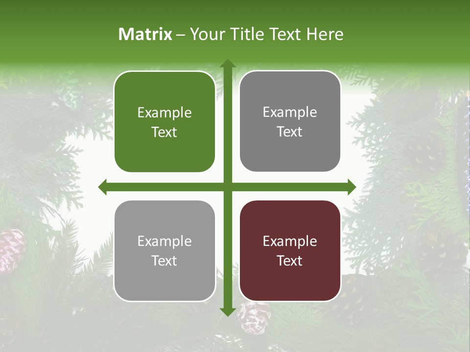 Framing Needle Winter PowerPoint Template