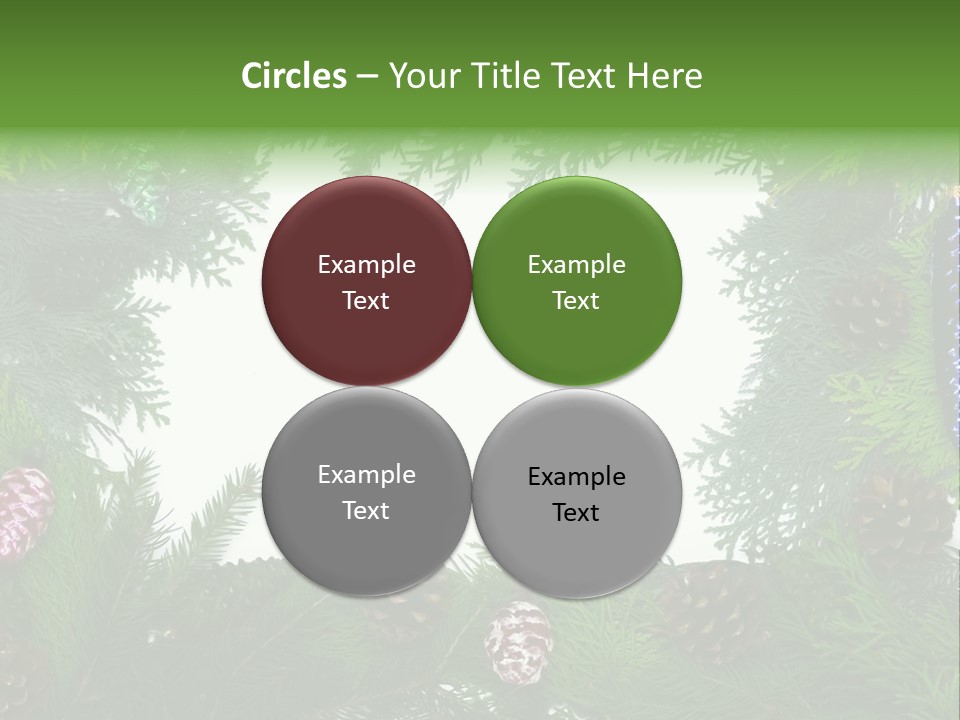 Framing Needle Winter PowerPoint Template