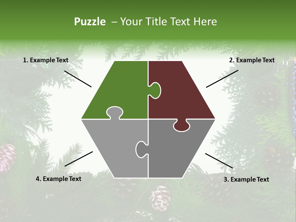 Framing Needle Winter PowerPoint Template