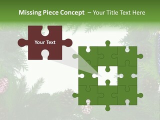 Framing Needle Winter PowerPoint Template