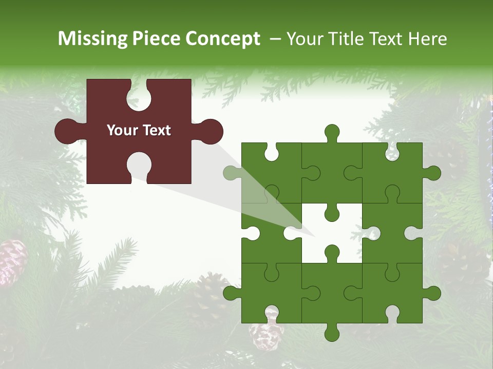 Framing Needle Winter PowerPoint Template