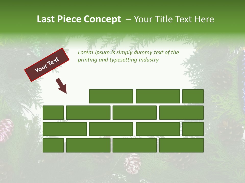 Framing Needle Winter PowerPoint Template