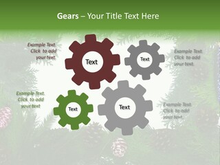 Framing Needle Winter PowerPoint Template