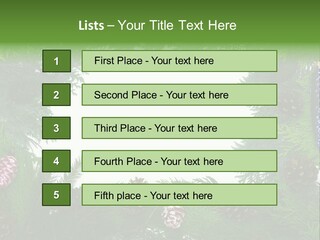 Framing Needle Winter PowerPoint Template
