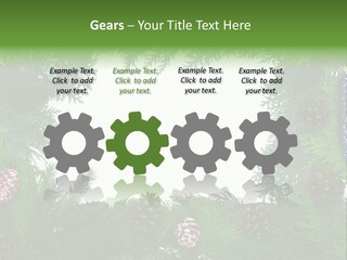 Framing Needle Winter PowerPoint Template