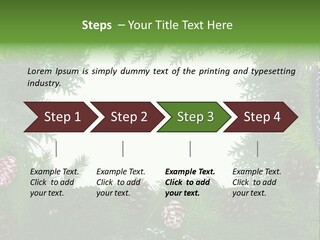Framing Needle Winter PowerPoint Template