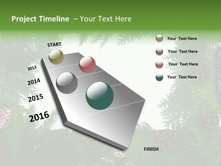 Framing Needle Winter PowerPoint Template